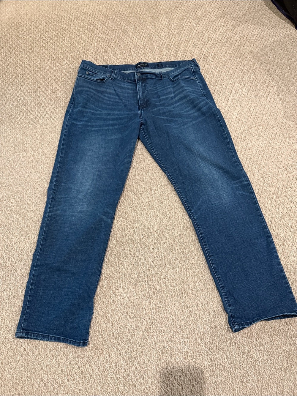 Lucky Brand Men's Straight Jeans in Dark Blue Wash